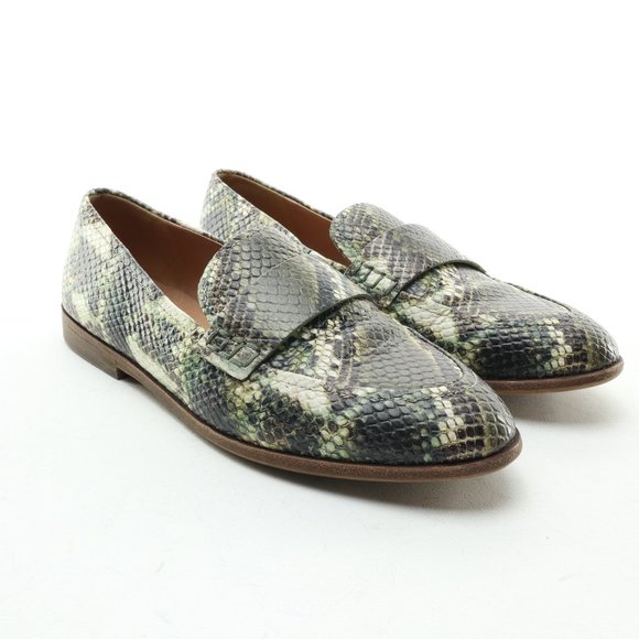Madewell The Alex Loafer • Women's US 6.5 • Snake Embossed Leather - Picture 3 of 16